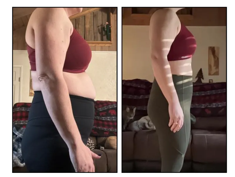 Before and after photos: Vanessa, full body recomposition in 3 months